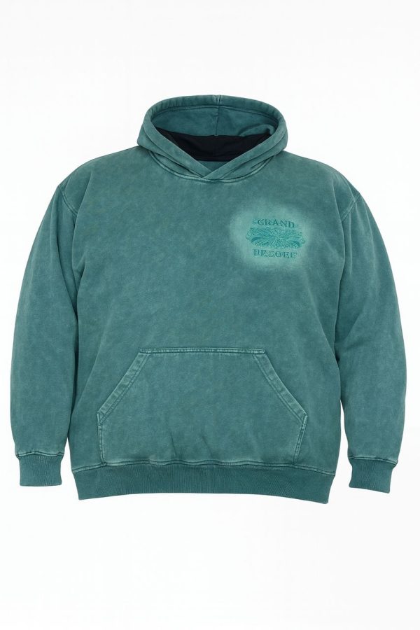 هودی فشن گلدوزی سبز