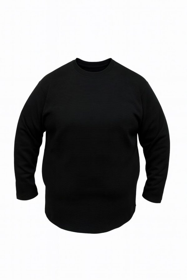 بلوز آستین بلند مشکی کبریتی