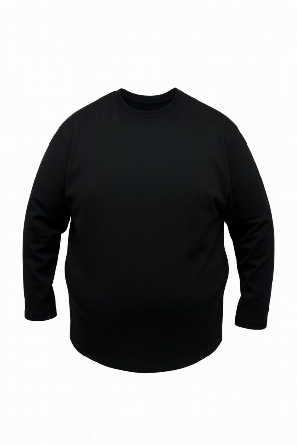 بلوز آستین بلند مشکی بیسیک