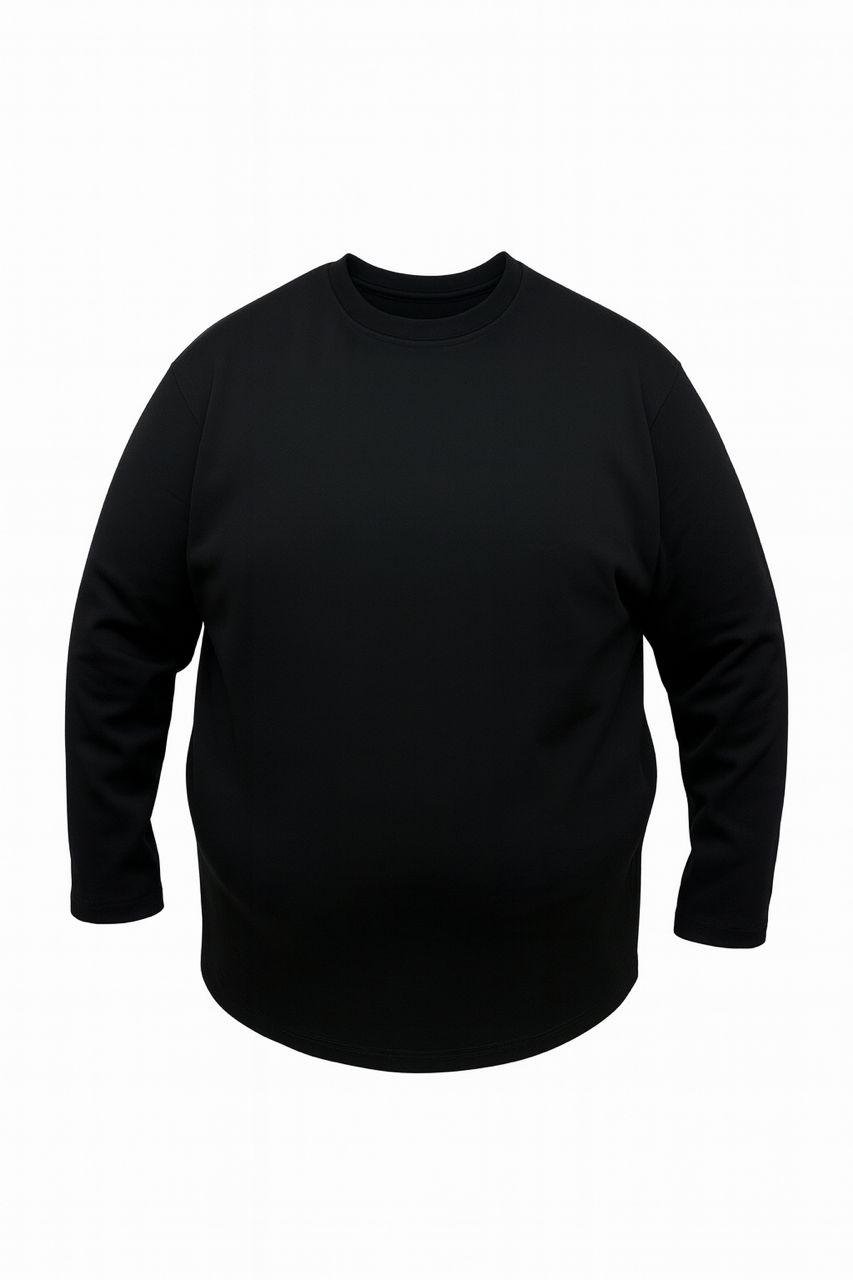 بلوز آستین بلند مشکی بیسیک