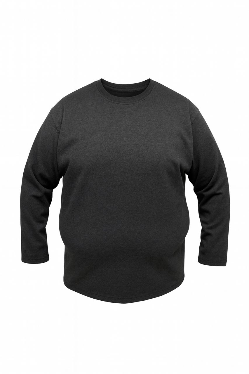 بلوز آستین بلند ذغالی بیسیک