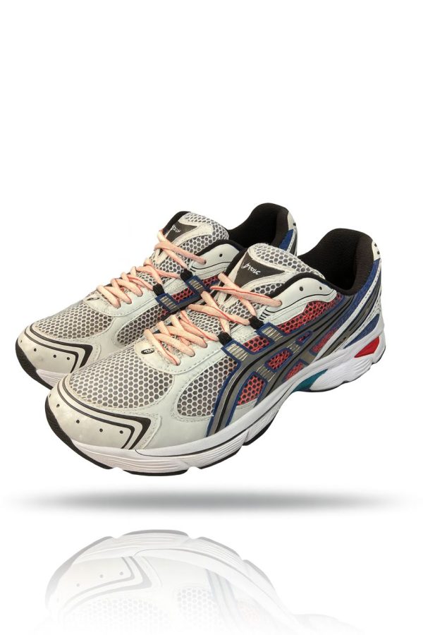 کتونی ASICS آبی سفید سایز بزرگ