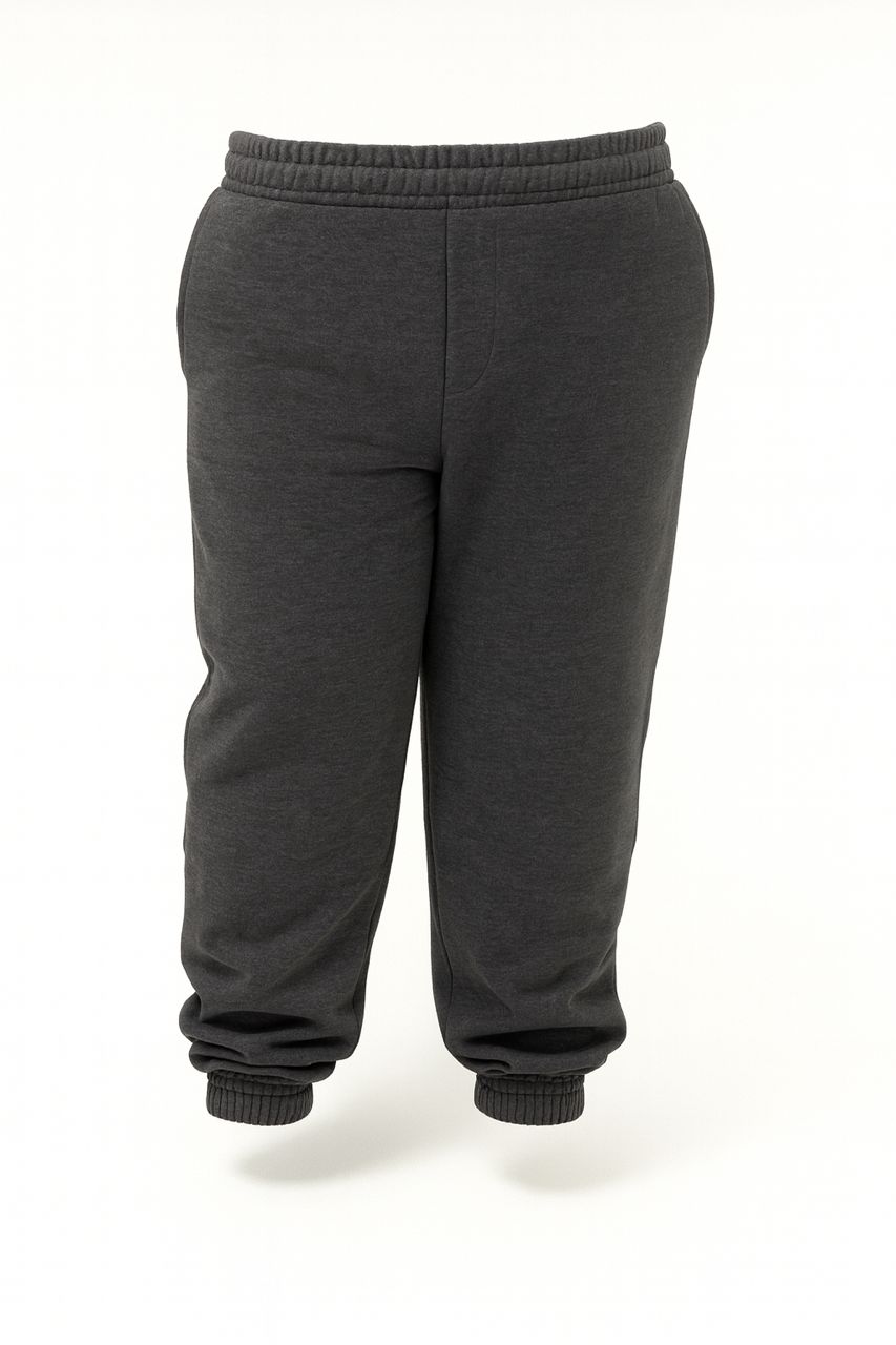 شلوار جاگر طوسی تیره سایز بزرگ