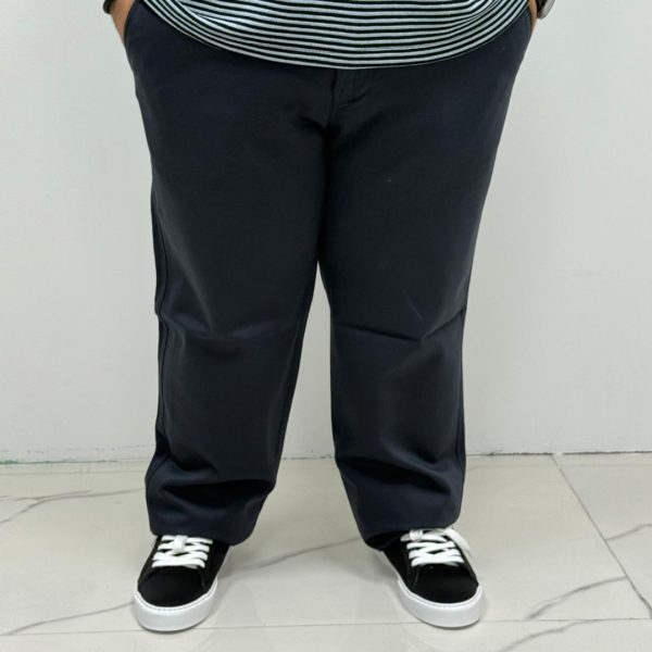 شلوار کتان گرم بالا سایز بزرگ