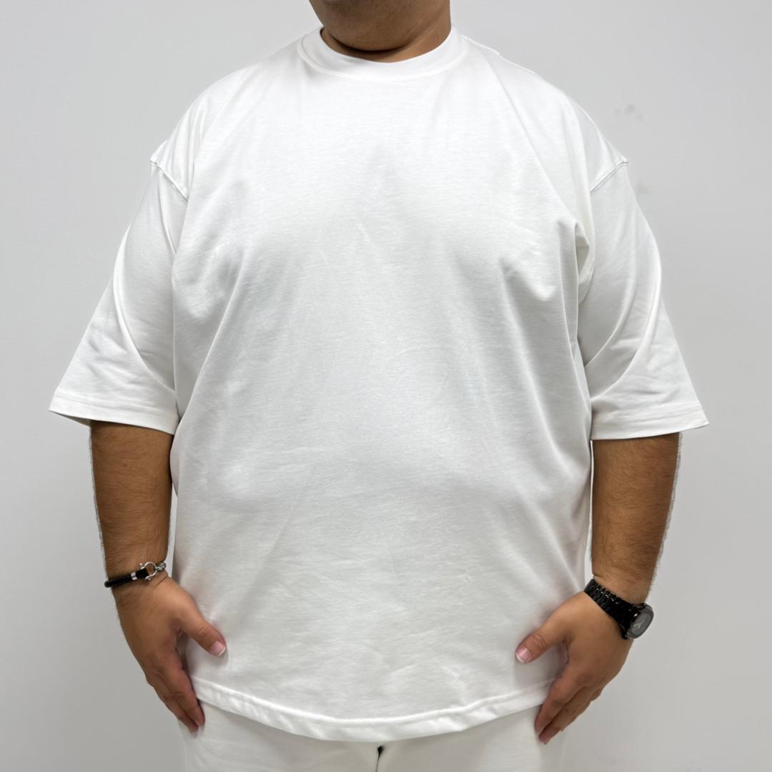 تیشرت باکسی سفید