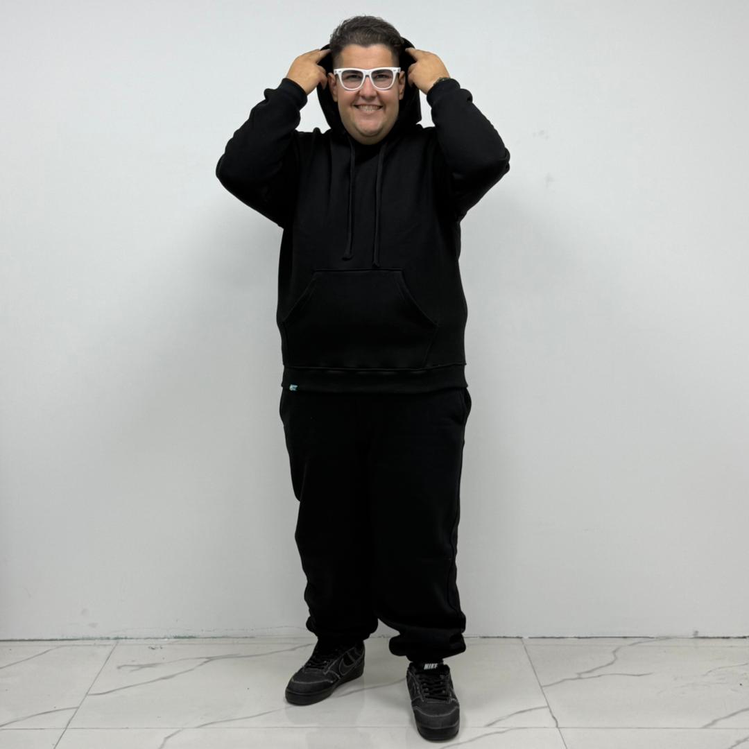 ست هودی و شلوار جاگر مشکی