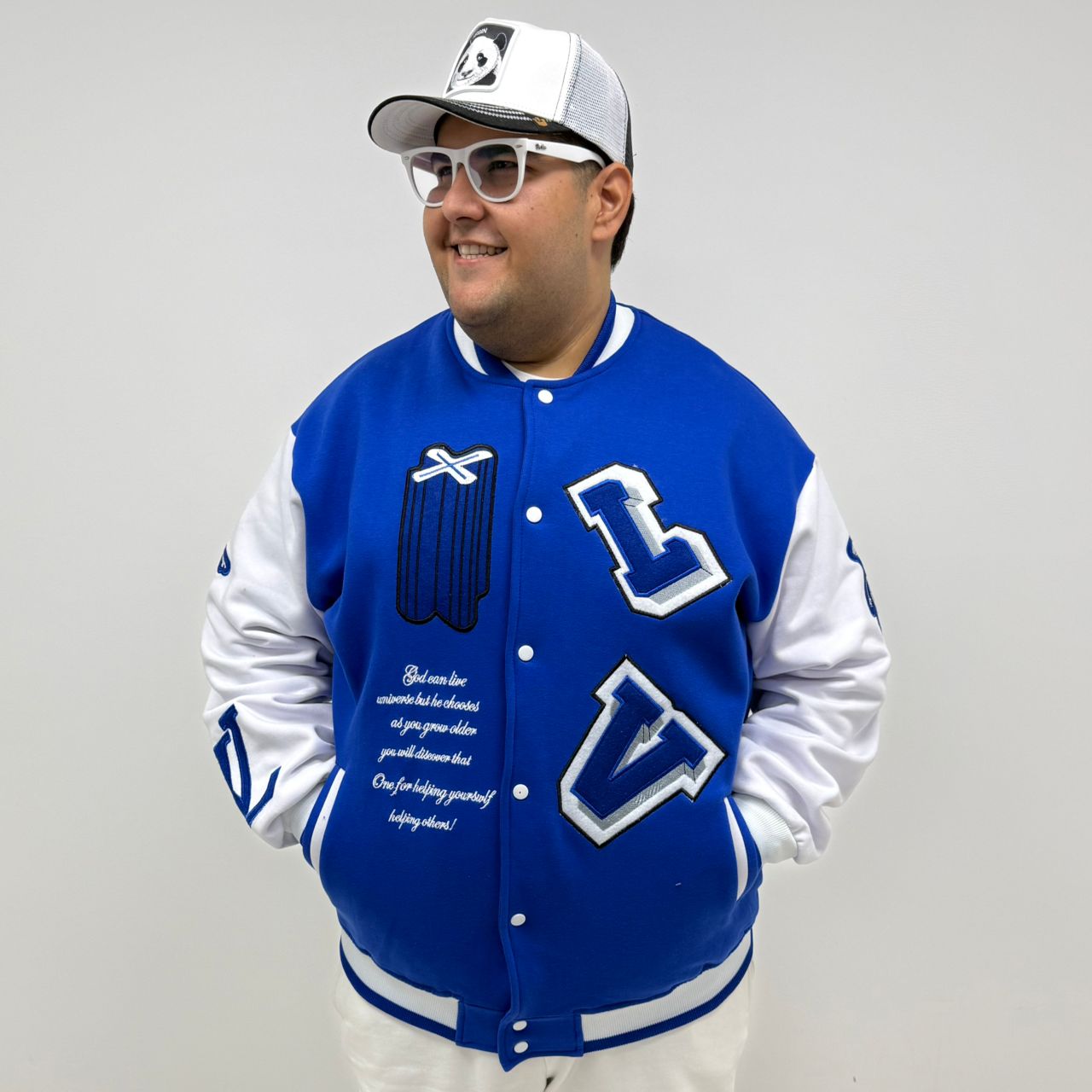 بامبر جکت آبی