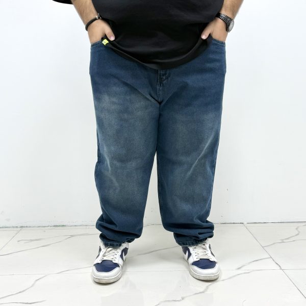 شلوار مام فشن آبی اقیانوسی