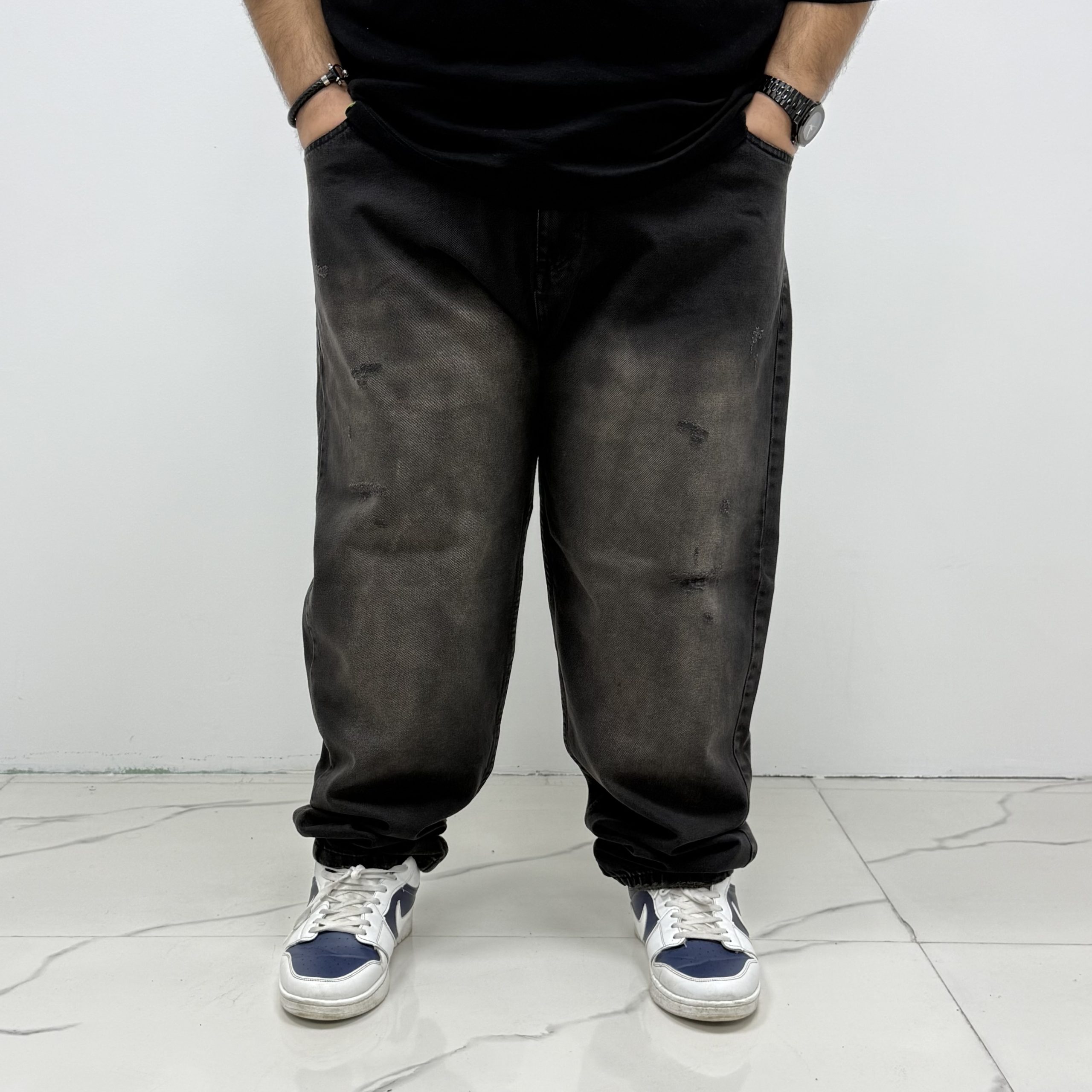 شلوار مام فشن موکا سایز بزرگ