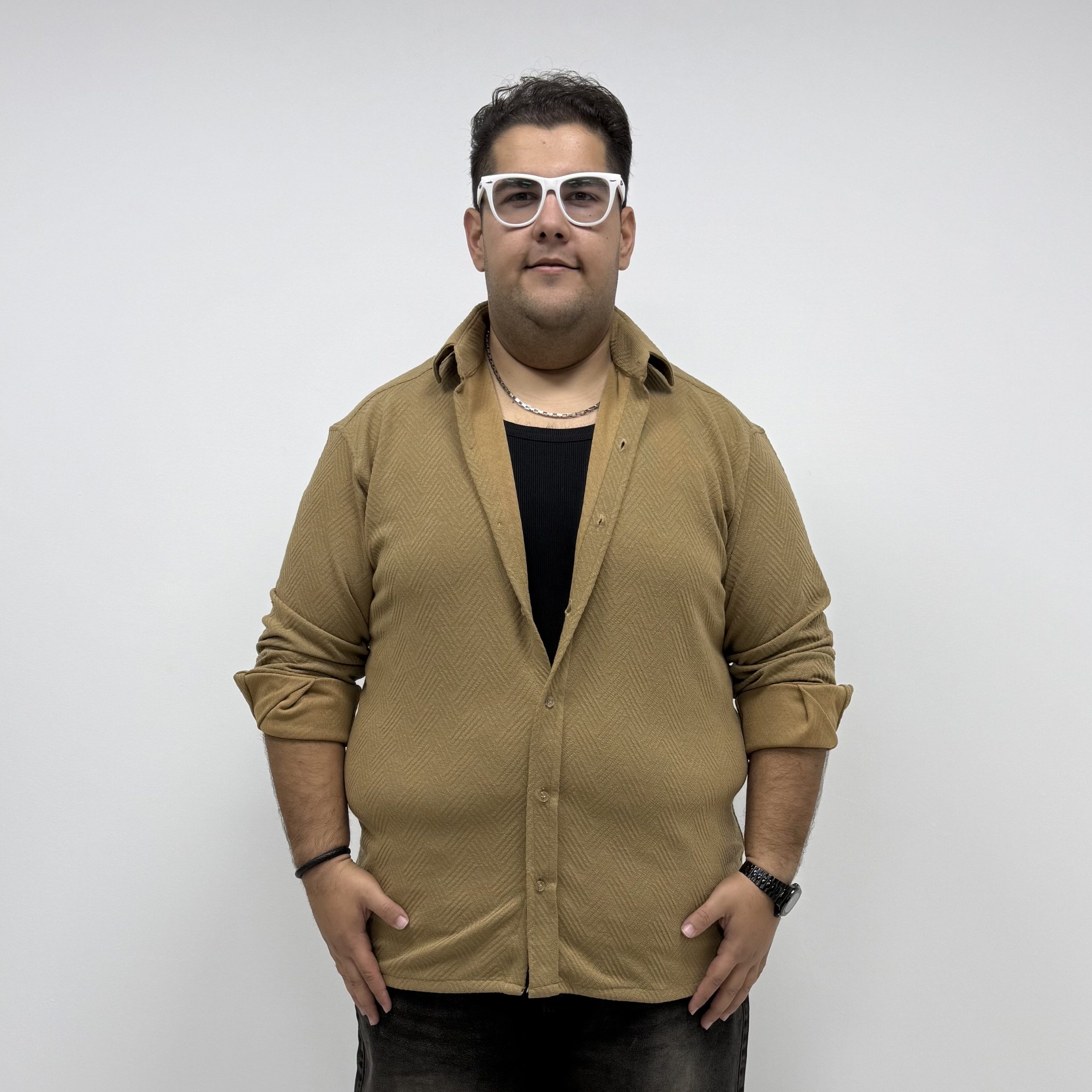 پیراهن مراکشی طرحدار شتری