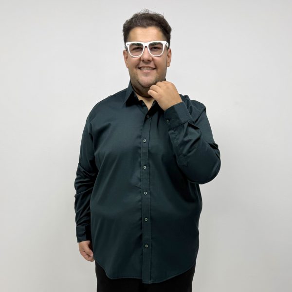 پیراهن مجلسی مردانه سبز کله غازی