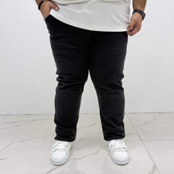 شلوار جین راسته ذغالی